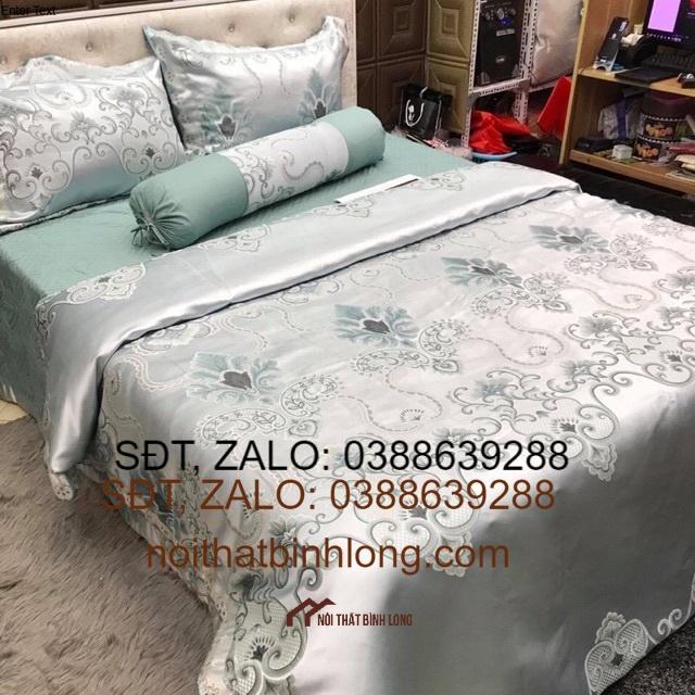 Bộ chăn ga gối lụa cao cấp