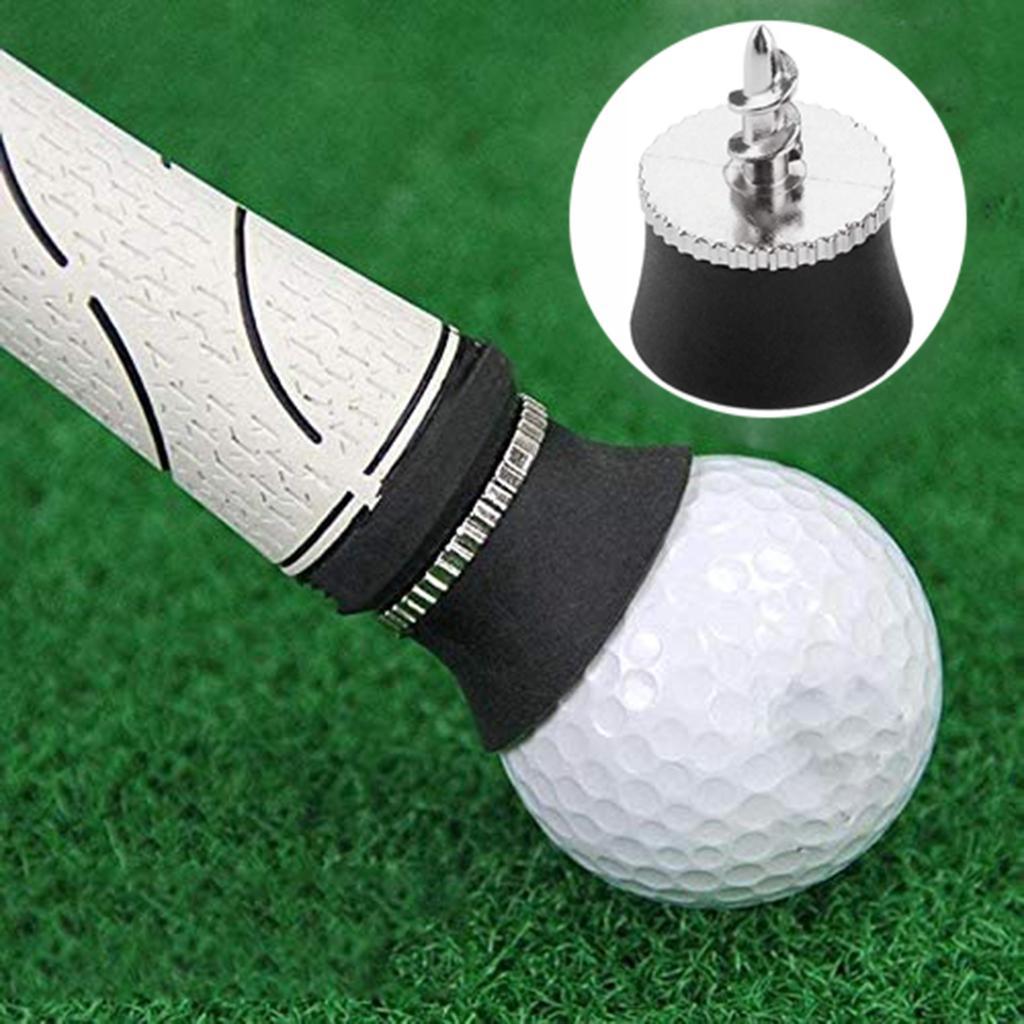 Of 2pcs Golf Ball Picker Putter Grip Suction Cup Silicone Pickup