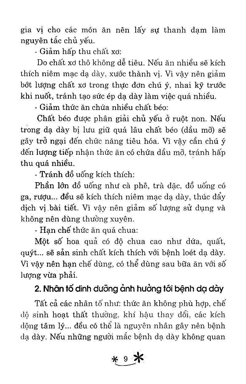 Món Ăn Bài Thuốc Cho Người Bệnh Dạ Dày