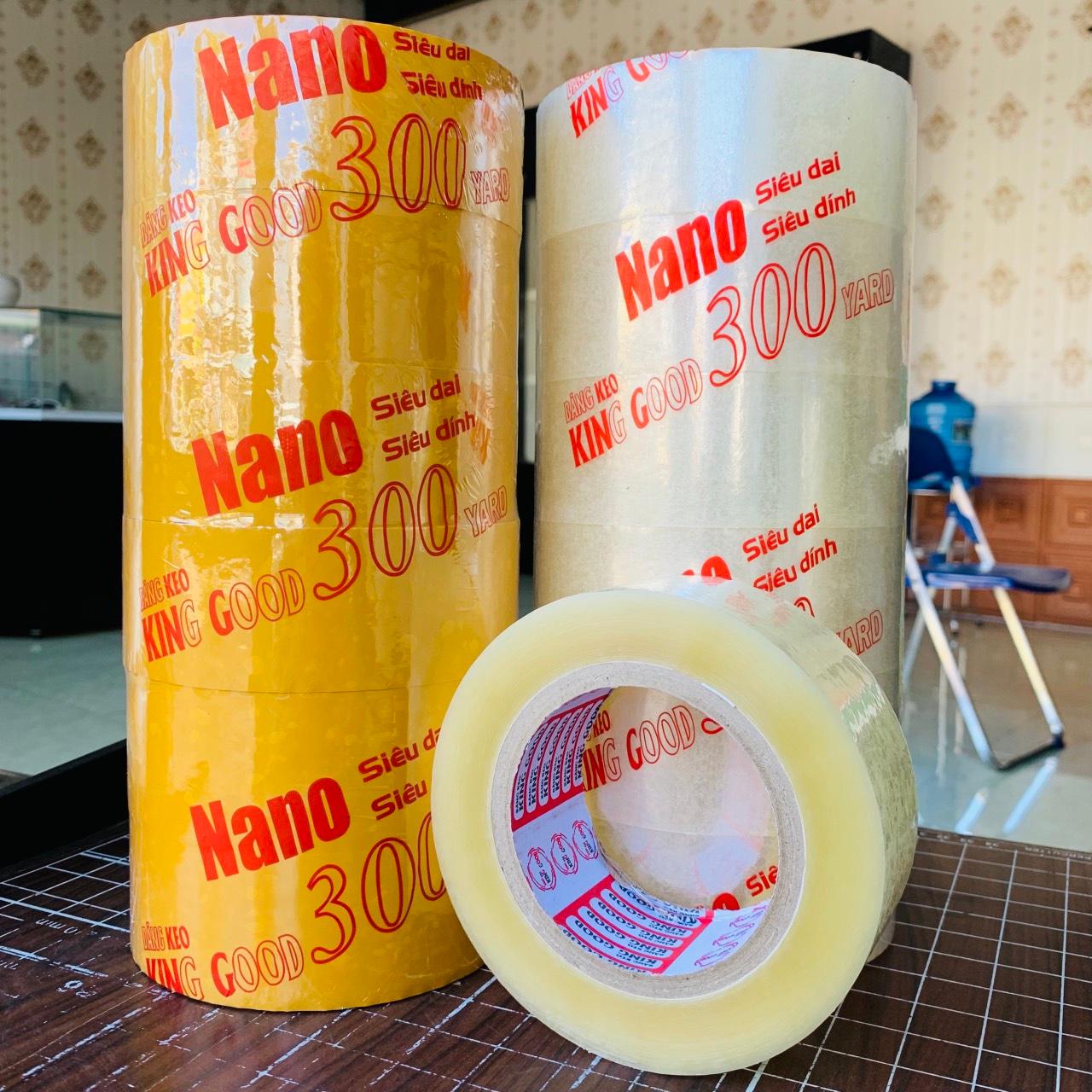 Cuộn băng keo Nano siêu dính , siêu dai gói hàng loại 300 yard HJL111