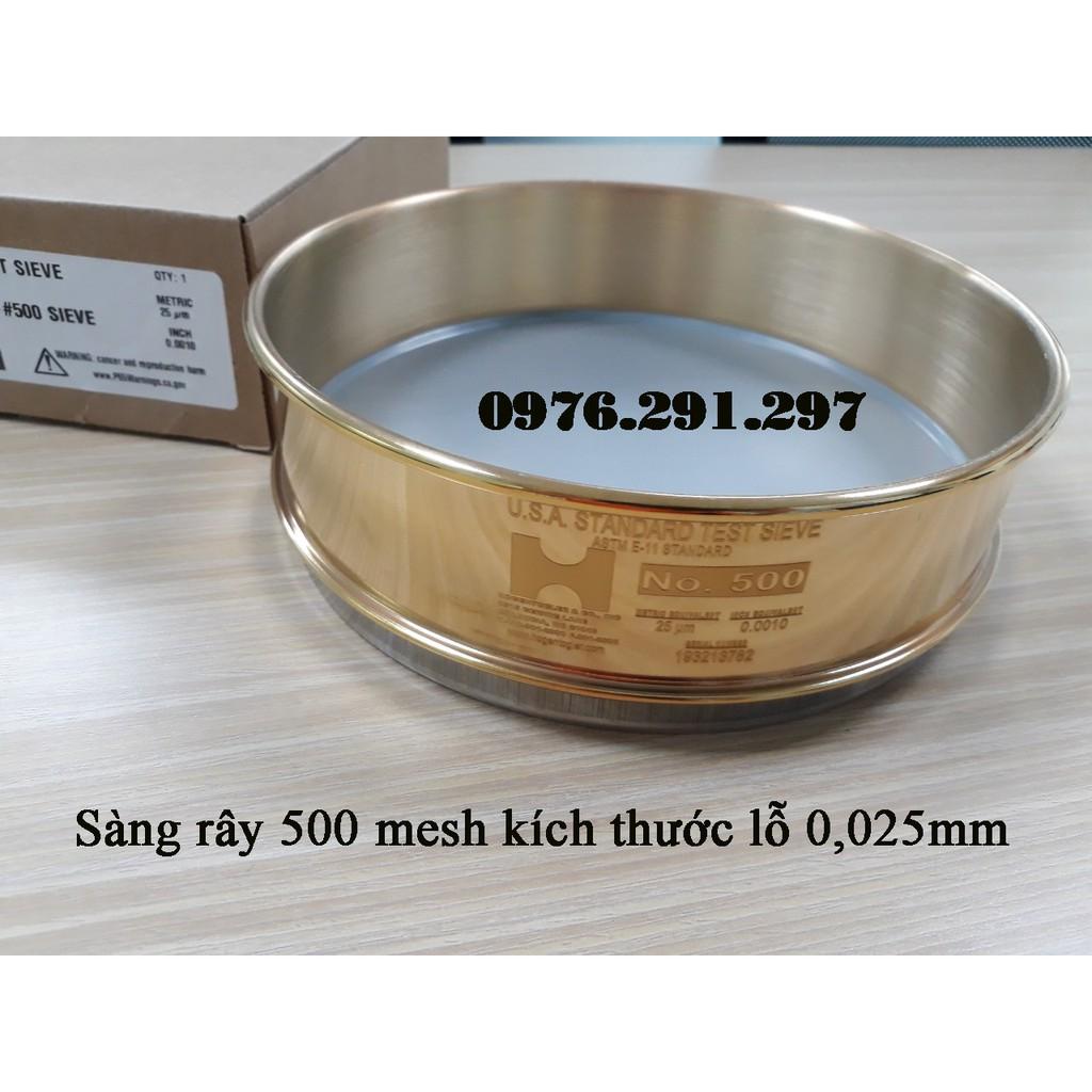 Sàn rây độ mịn lỗ 0,025mm - 500mesh - Tyler Mỹ