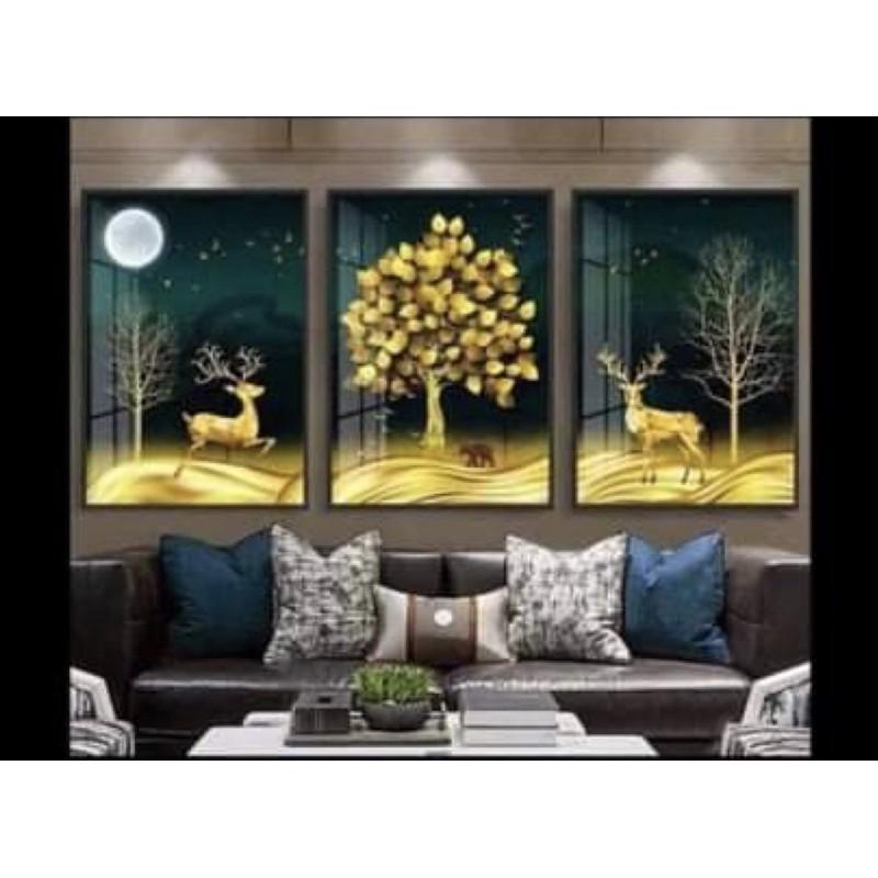 Bộ tranh tráng gương cao cấp
