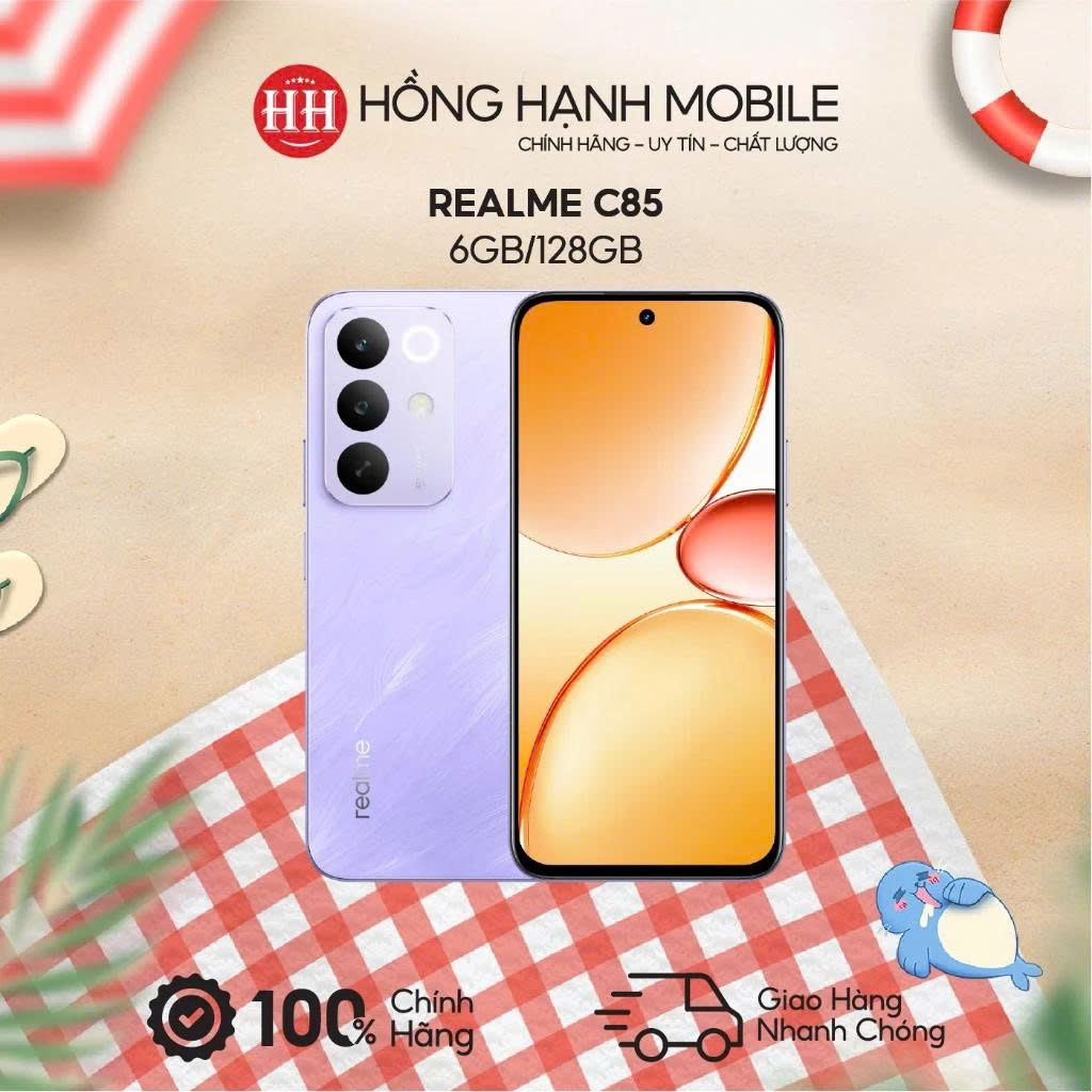 Điện Thoại Realme C85 6GB/128GB - Hàng Chính Hãng