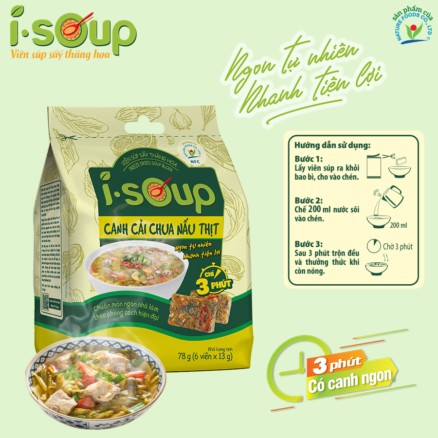 Combo Best Seller 5 Túi Canh I-Soup Mặn