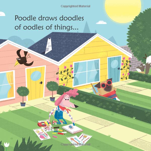 Sách tô vẽ tiếng Anh: Phonics Readers: Poodle Draws Doodles