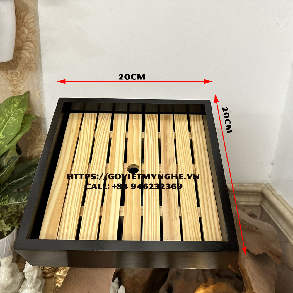 Khay gỗ trang trí món ăn - Khay gỗ trang trí sushi sashimi cho nhà hàng Nhật - Gỗ Thông
