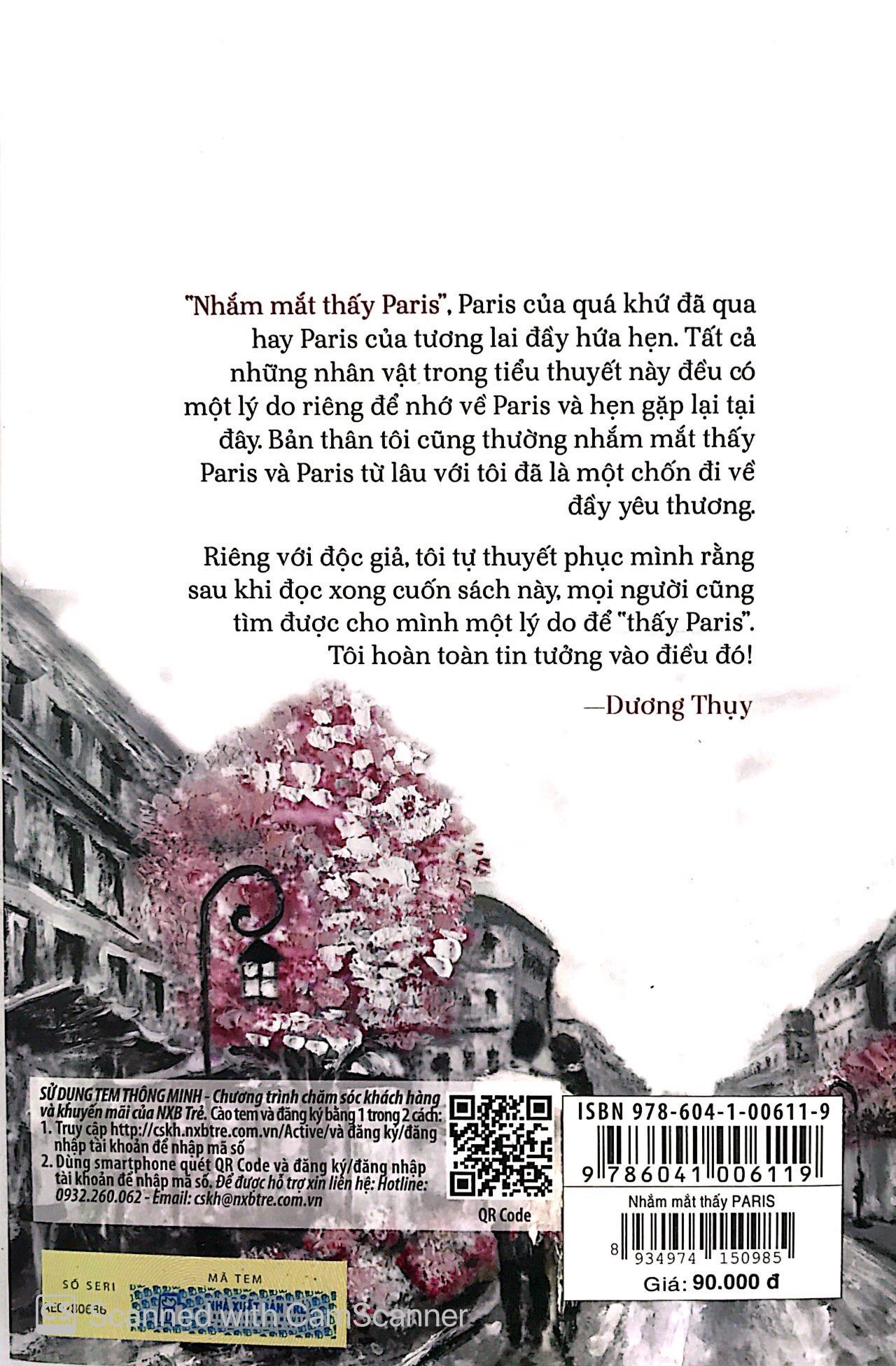 Sách Nhắm Mắt Thấy Paris (Tái Bản)