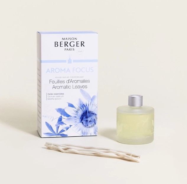 Maison Berger - Lọ tinh dầu khuếch tán hương 180ml Aroma Focus/ Aroma Happy/ Aroma Relax/ Aroma Respire