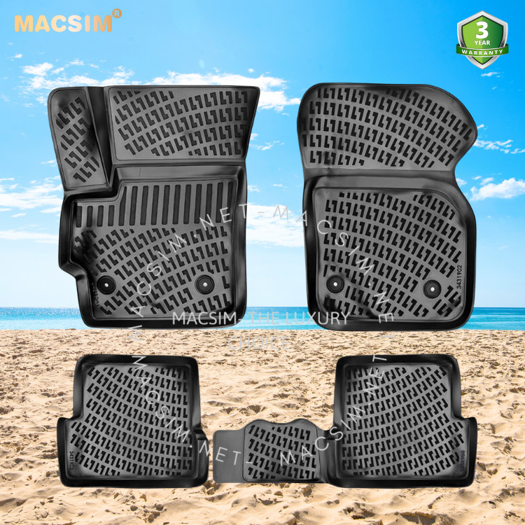 Thảm lót sàn ô tô nhựa TPU Silicon Mazda 3 first generation 2003-2009 Nhãn hiệu Macsim