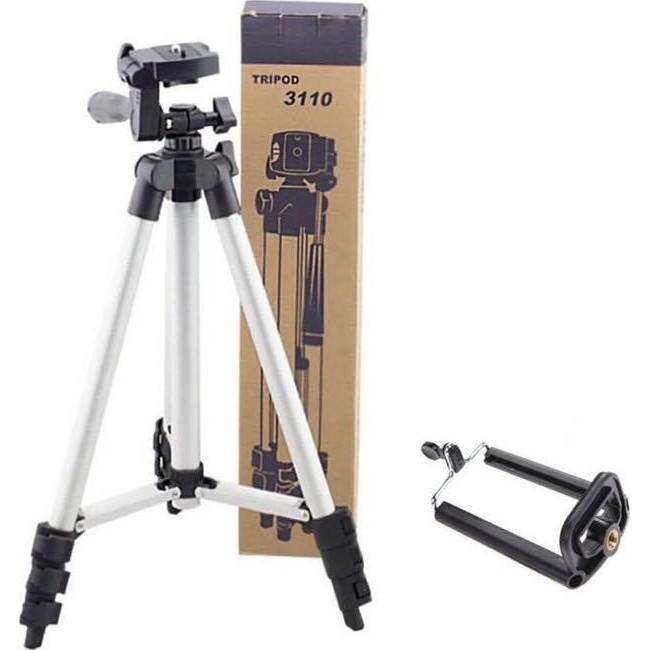 Giá Giữ Điện Thoại Và Chân Máy Ảnh Bộ 1 Tripod và 1 Giá đỡ điện thoại 88202 SUN HOME PLUS