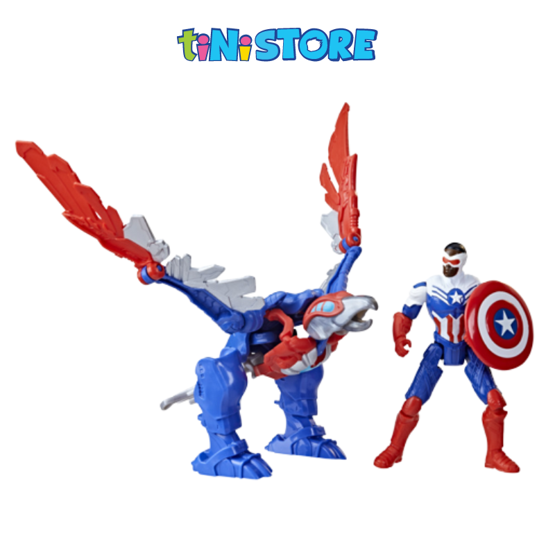 Bộ đồ chơi siêu anh hùng Mech Strike Captain America Avengers