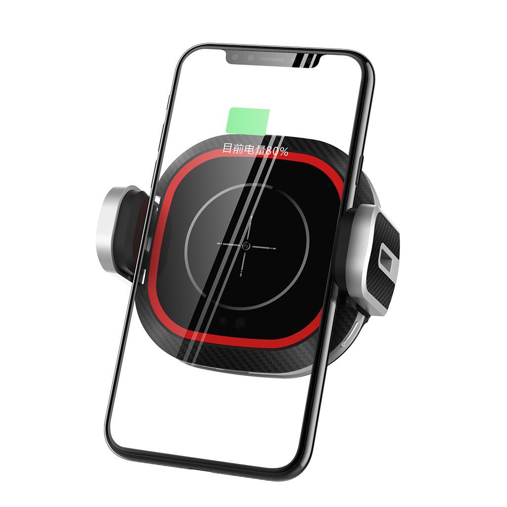 Mobile Phone Car Mount Sucker Bracket Car Charging Holder Wireless Charger