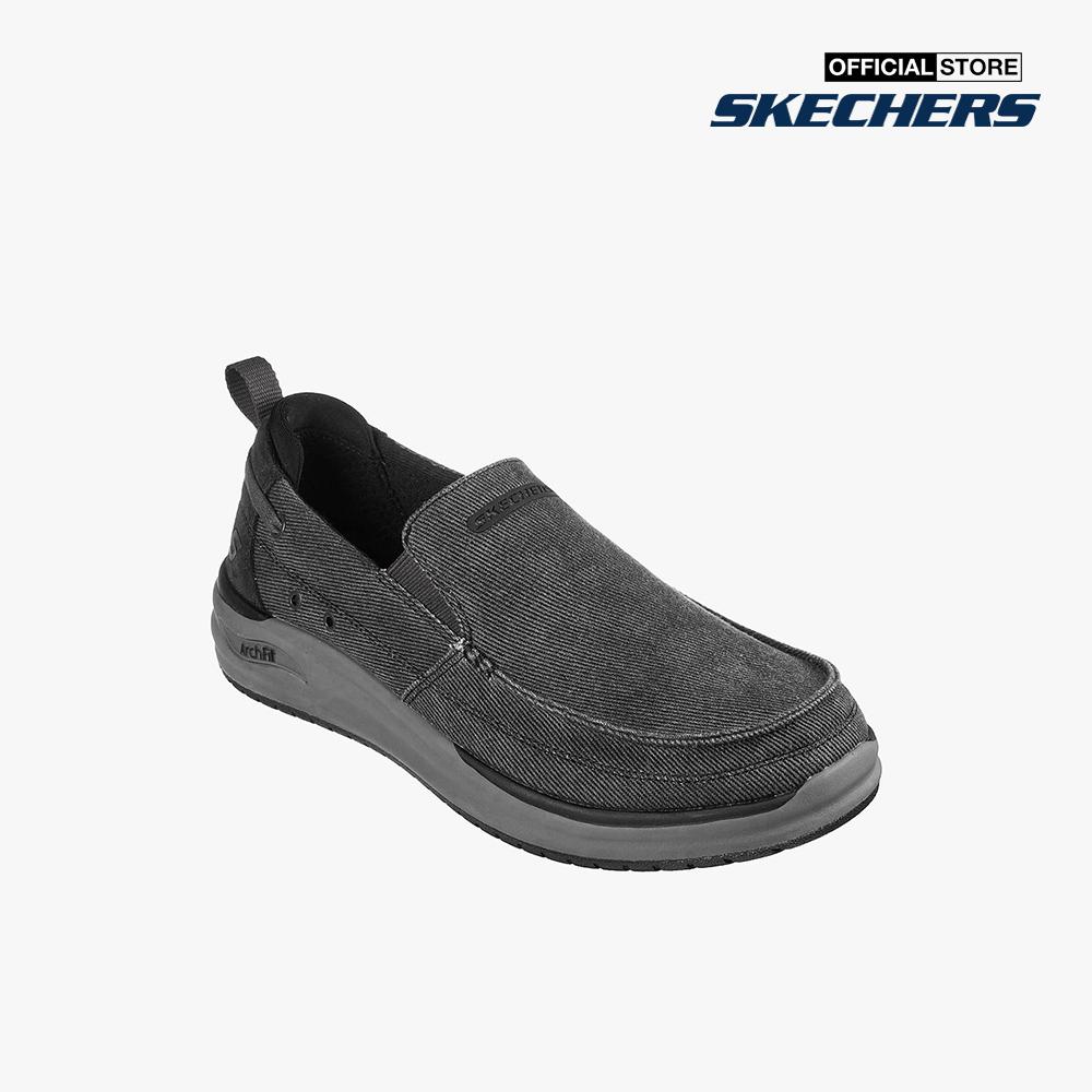 SKECHERS - Giày slip on nam Relaxed Fit 204605