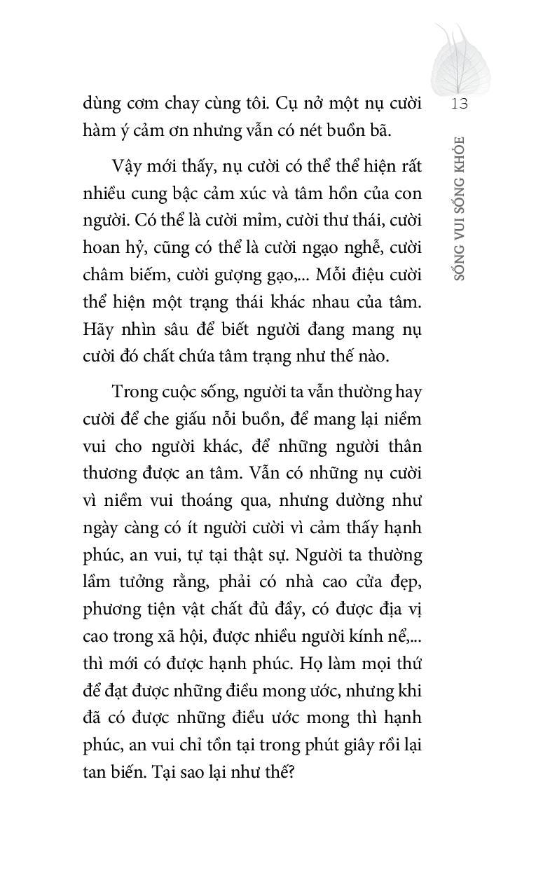 Sống Vui Sống Khỏe (Tái Bản)