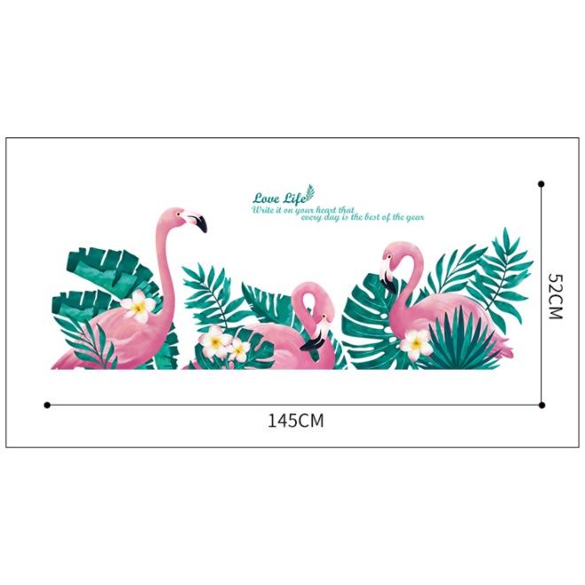 Decal trang trí tường - Những mẫu hồng xinh xắn