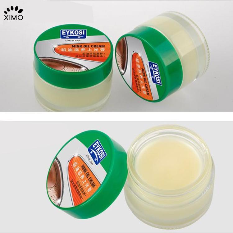 Mỡ chồn bảo dưỡng, chăm sóc, đánh bóng, làm sạch đồ da Mink Oil Eykos i cho áo da, giày da, túi ví da (XXDG65)