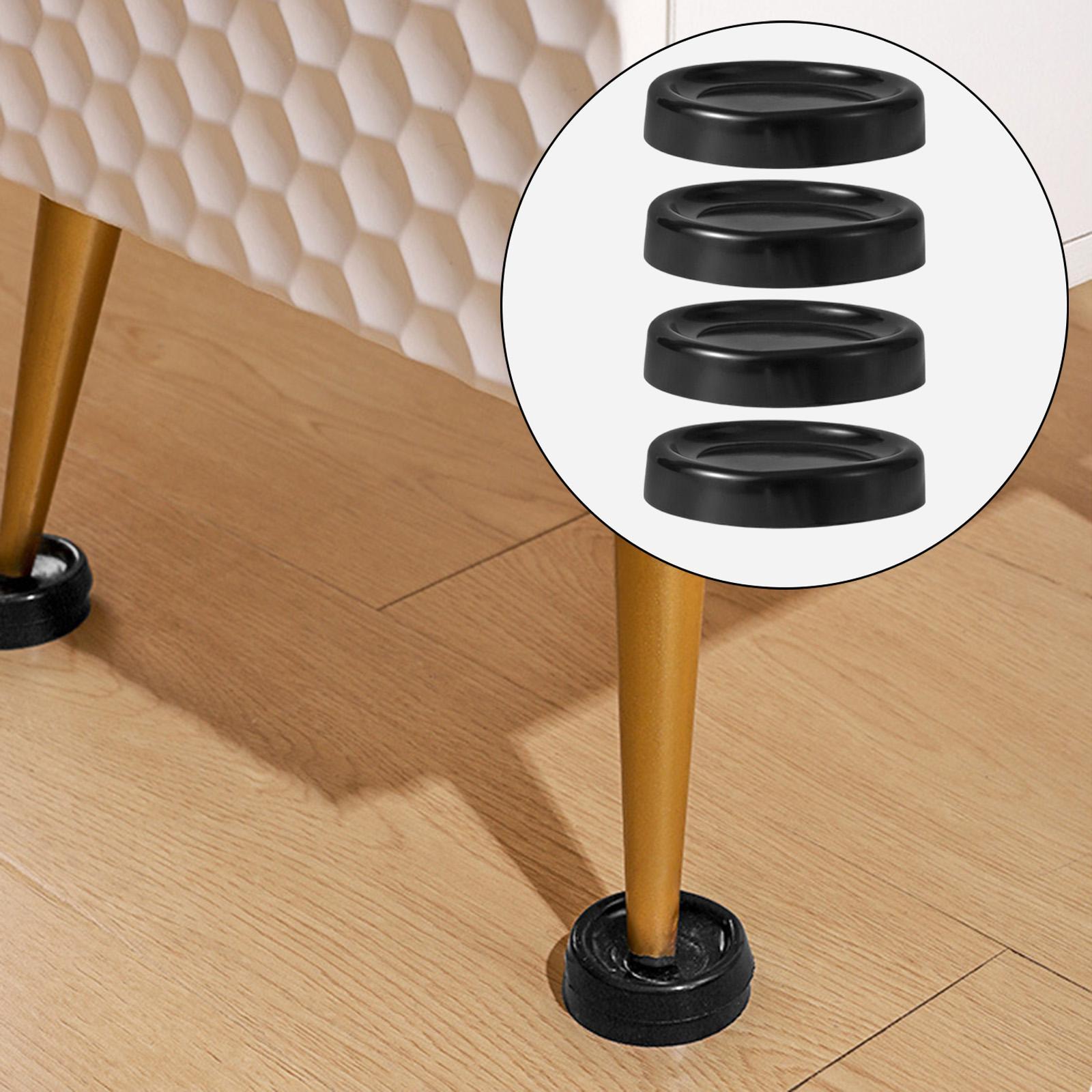 4x Anti Vibration Pads Furniture Bed Risers for Table, Bed, Cabinet, Furniture, Sofa