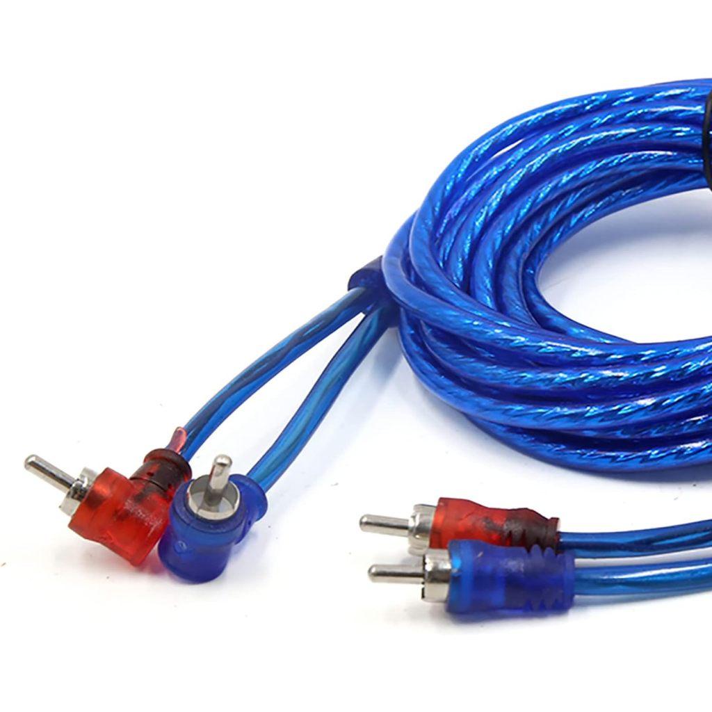 Dây AV Loa Sub Kèm lineout Cắt Tần Dây Cáp Âm Thanh Khuếch Đại RCA 5M Cao Cấp Lõi Đồng Có Giấy Bạc Chống Nhiễu