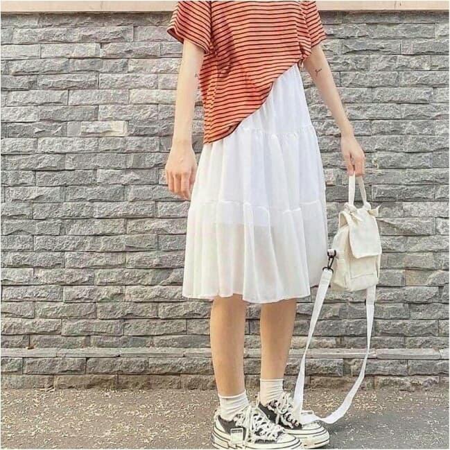 CHÂN VÁY TẦNG VON