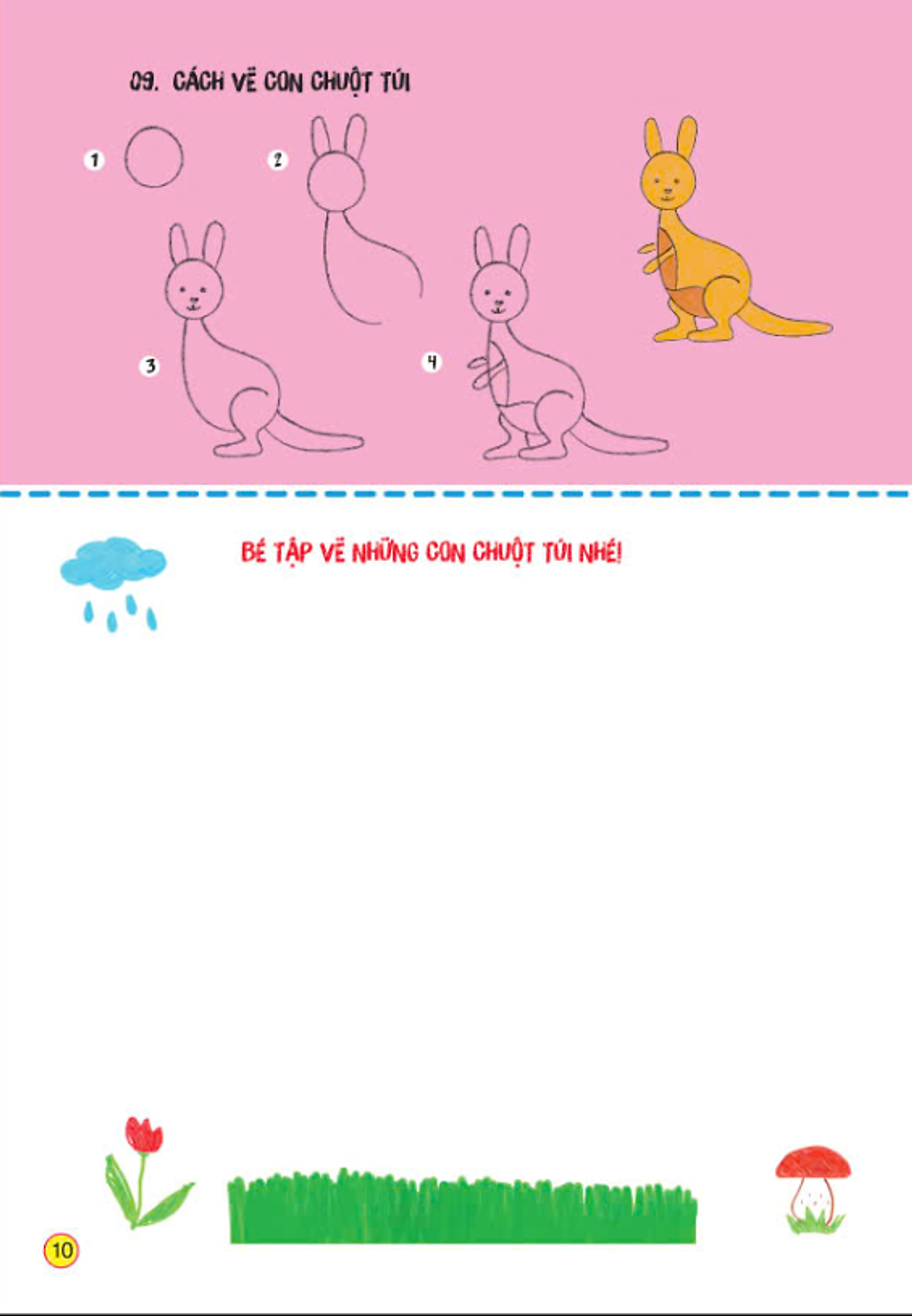 Sách Tô Màu - Bé Tập Làm Họa Sĩ - Bé Tập Vẽ Các Con Vật