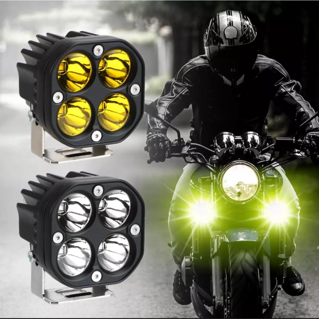 Đèn trợ sáng xe máy ô tô L4x ZTUN siêu sáng chống nước lắp các loại xe