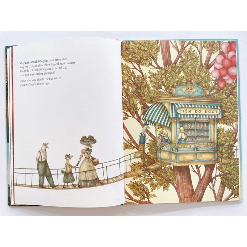 sách-[Bìa cứng có áo, in màu toàn bộ] Người Bán Hạnh Phúc - Davide Calì - Marco Somà minh họa - Crabit Kidbooks