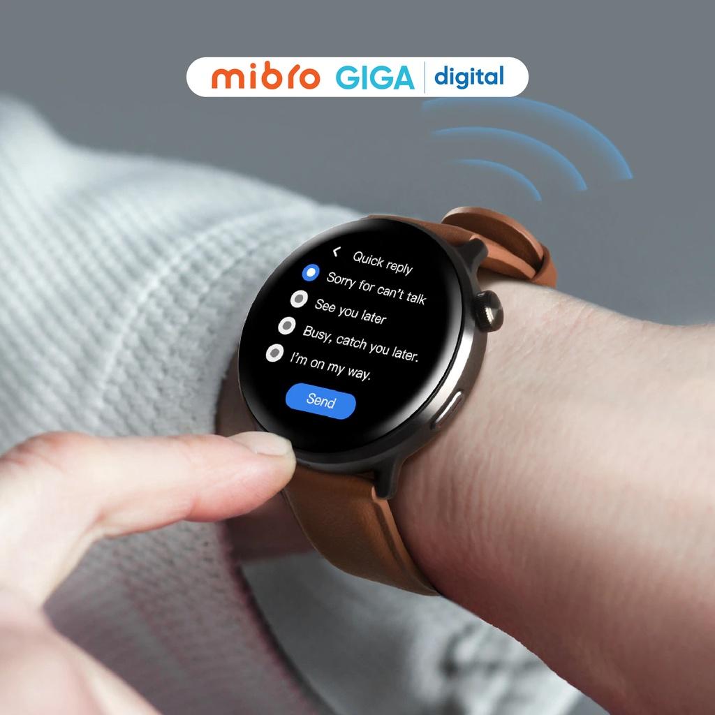 Đồng hồ thông minh  Mibro Lite 2  | Hỗ trợ nghe gọi Bluetooth | 2 Dây thay thế | Thời lượng pin Chế Độ Cơ Bản 60 Ngày | BH 12 Tháng - Hàng nhập khẩu