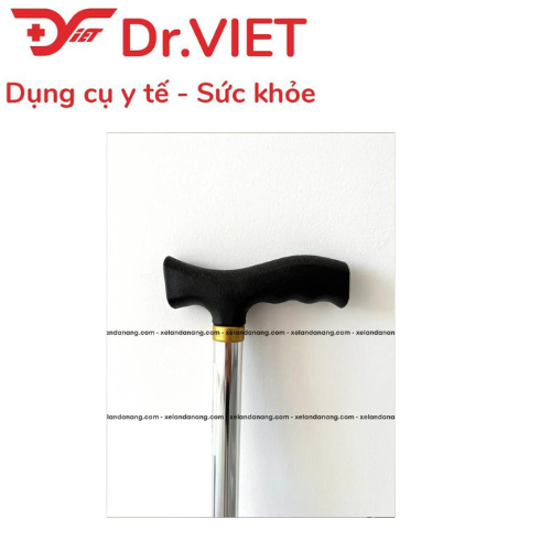 Gậy 4 chân, đế nhọn. B32 Màu trắng- Hỗ trợ người già, người tai nạn chấn thương, hỗ trợ đi lại, giúp người đi chuyển khó khăn, có thể điều chỉnh chiều cao (chính hãng).