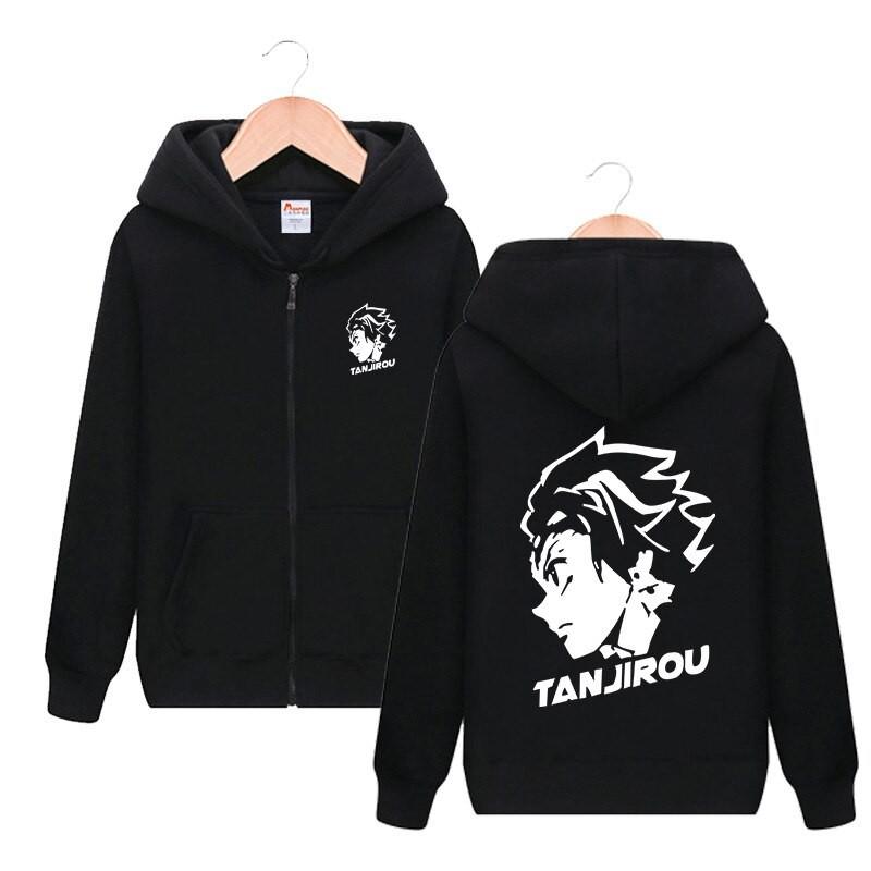 Áo khoác Kimetsu No Yaiba - Tanjiro màu đen đẹp giá siêu rẻ