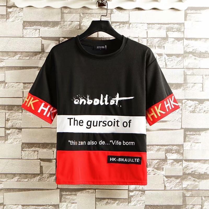 Set Áo Thun Ngắn Tay Và Quần Dài Họa Tiết Rằn Ri Thời Trang Dành Cho Nam