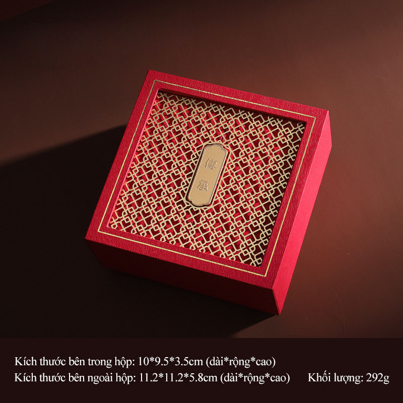 Hộp quà tặng sang trọng -  kích thước 11x11x6cm - sản phẩm như hình