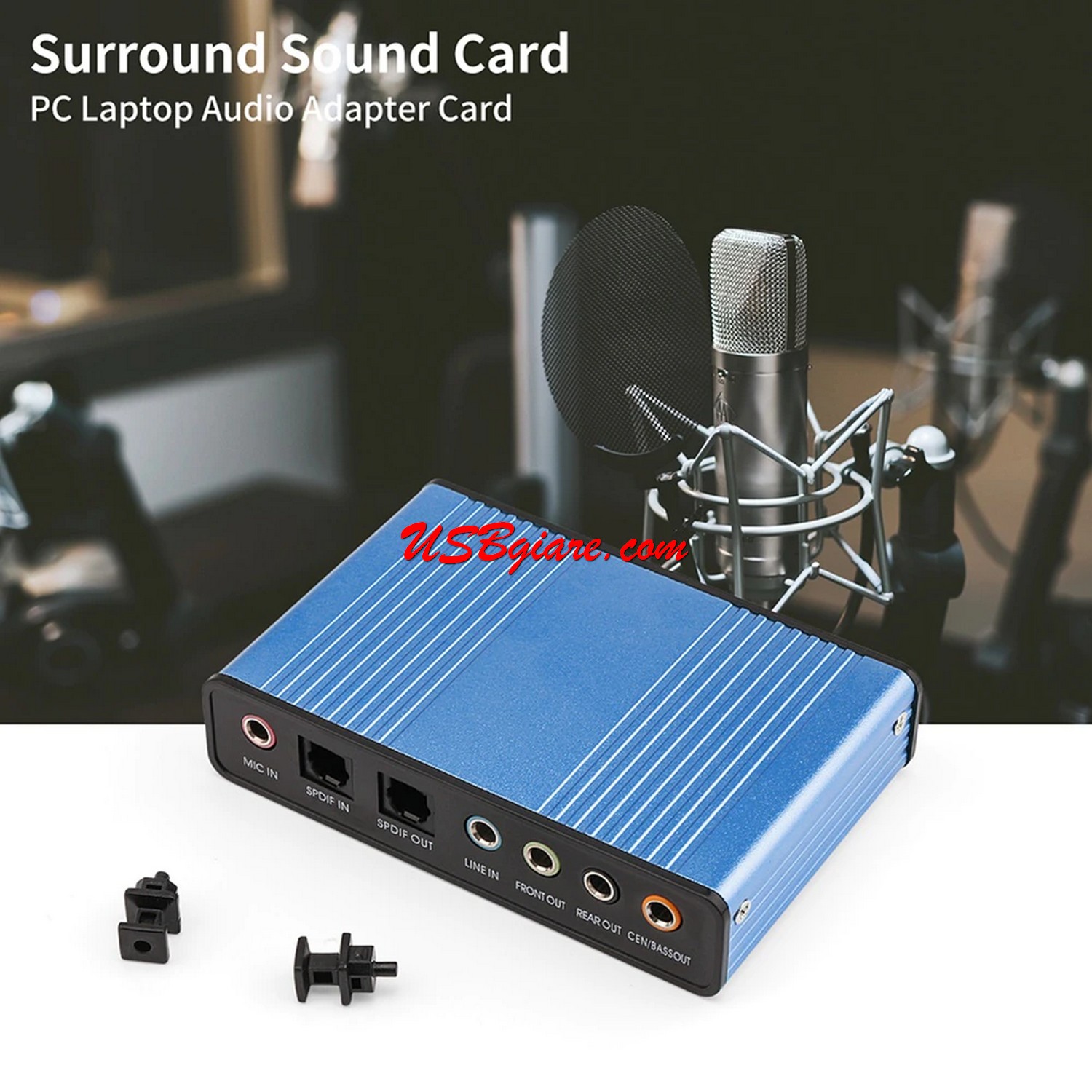 Card âm thanh USB 6CH Optical audio -DC941【USBgiare,Com】