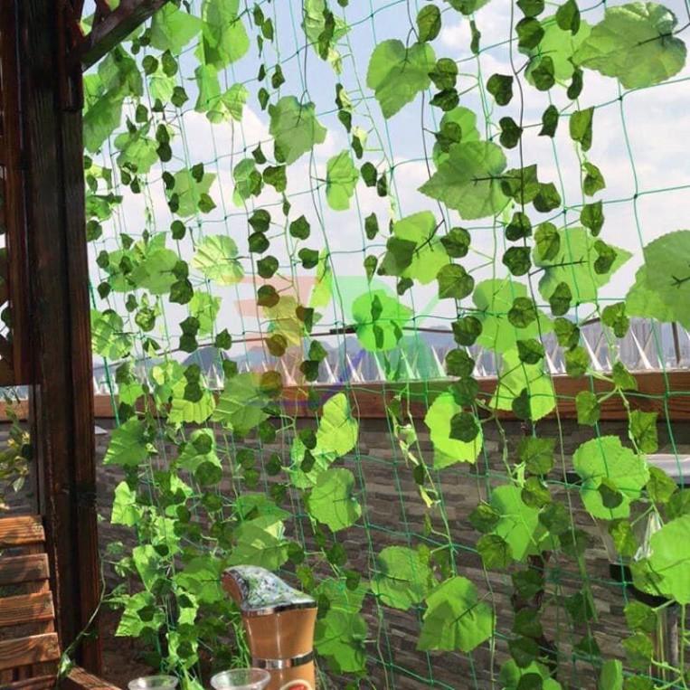 Lưới làm giàn leo, lưới trồng cây leo chất liệu HDPE bảo hành 3 năm cam kết hàng đẹp