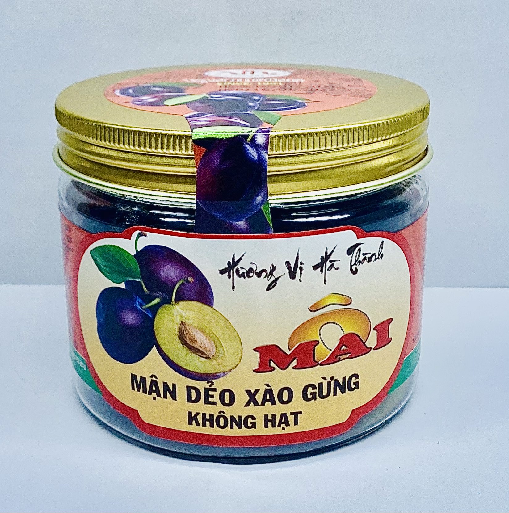 Ô mai Mận Dẻo Xào Gừng Không Hạt Vạn Hương 200gr