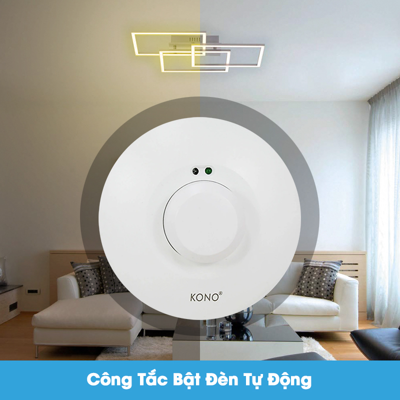 Cảm Ứng Bật Đèn Siêu Âm KONO KN-RD02