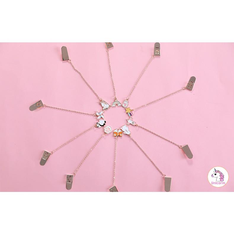Bookmark Dây Kim Loại Họa Tiết Hoạt Hình Siêu Cute