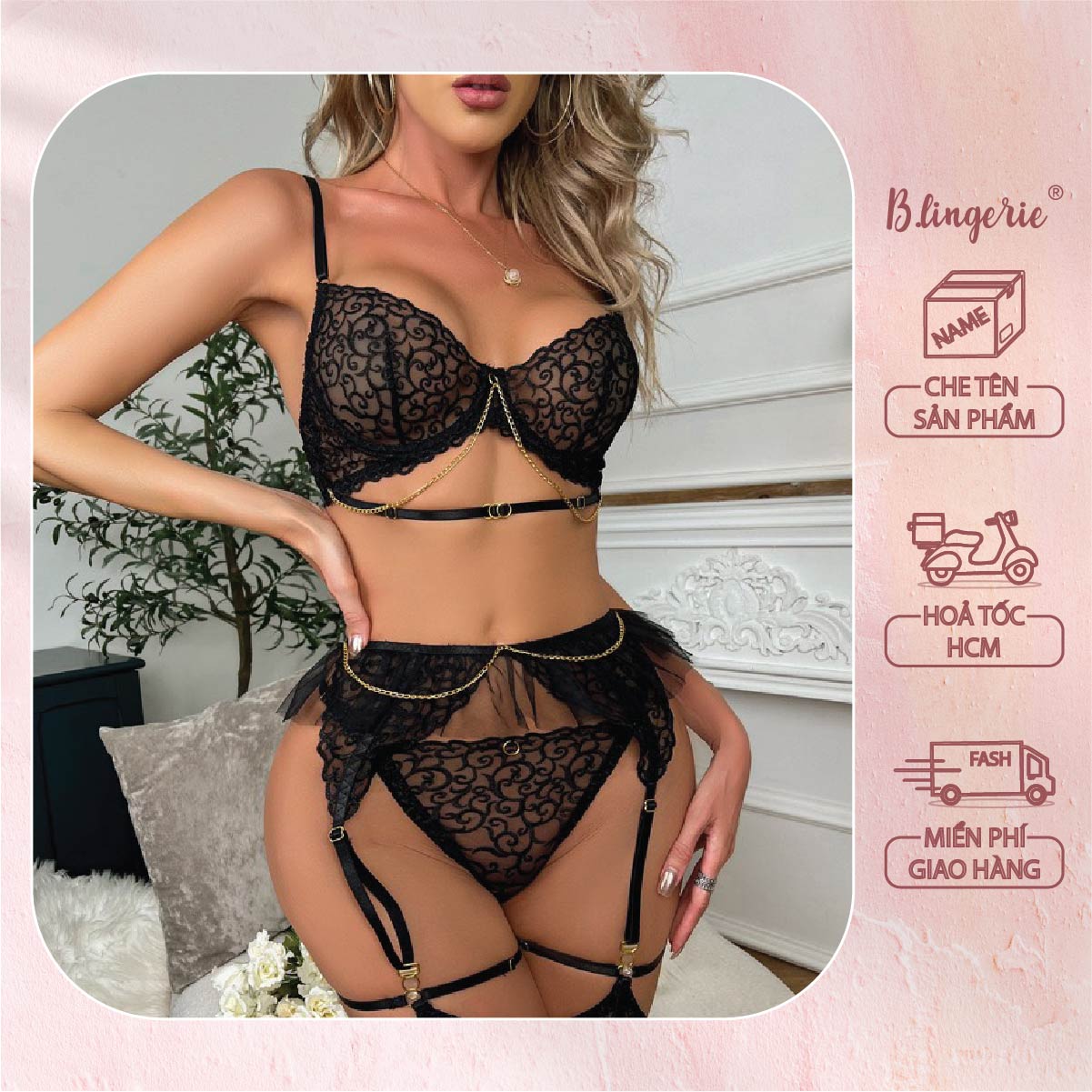 Bộ Bra Nữ Cá Tính - B.Lingerie