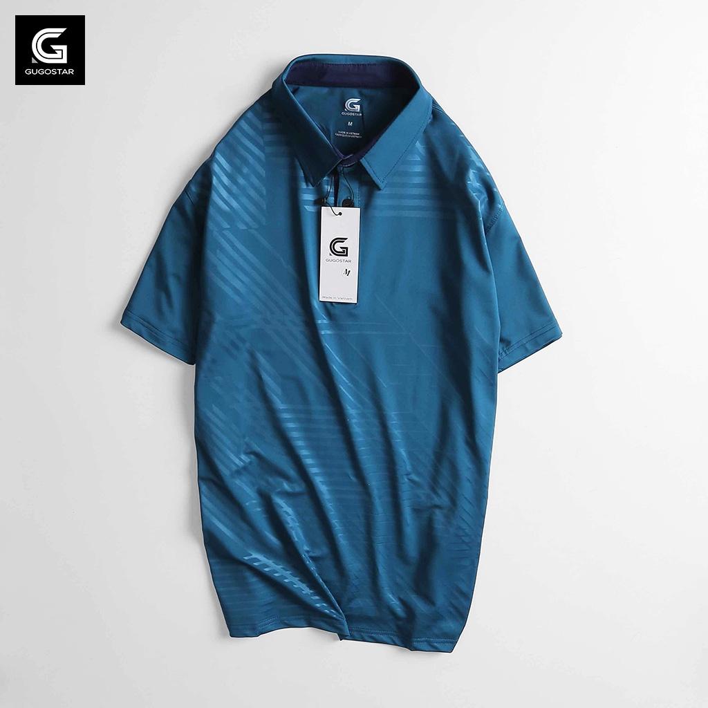 Áo Polo Nam GUGOSTAR G375-XNV, Chất Thể Thao, Co Giãn 4 Chiều