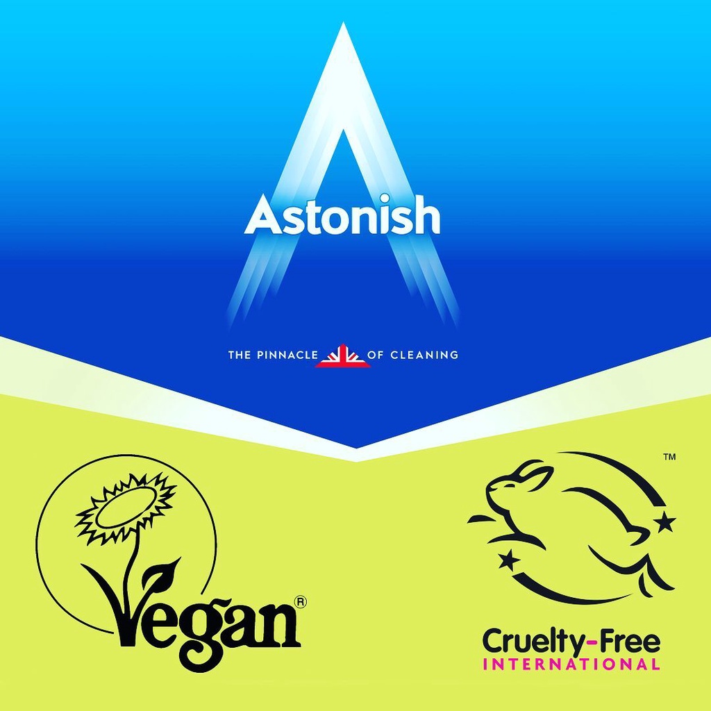 Bình Xịt Astonish Tẩy Các Vết Ố Trên Bề Mặt Inox, Làm Sáng Bóng, Vệ Sinh Nhà Tắm
