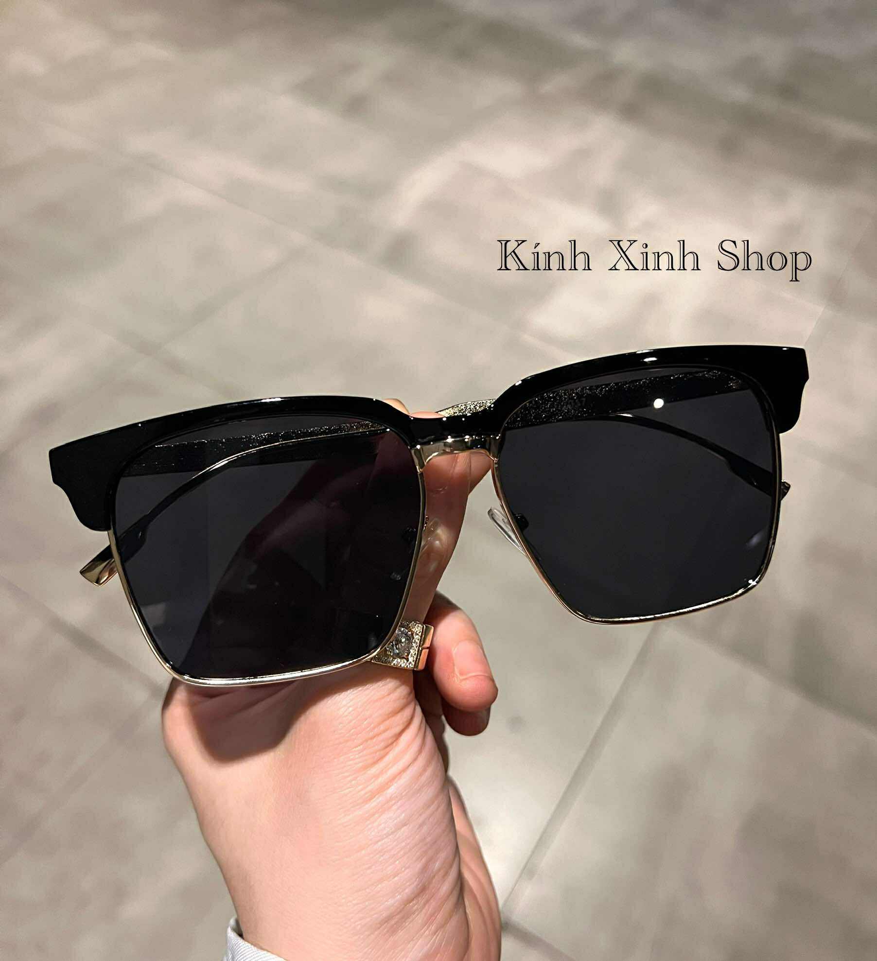 Kính mát nam Mắt vuông chống nắng uv thời trang đi đường giúp bảo vệ mắt