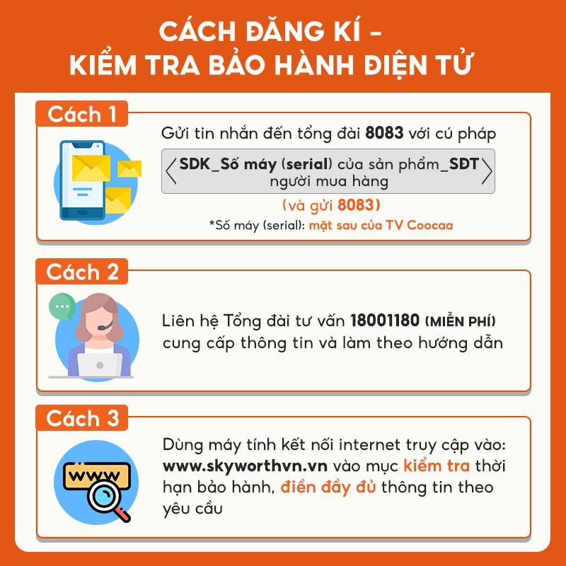 Smart TV Coocaa - Model 50S6G PRO Android 10 - UHD 50 Inch - Hàng chính hãng