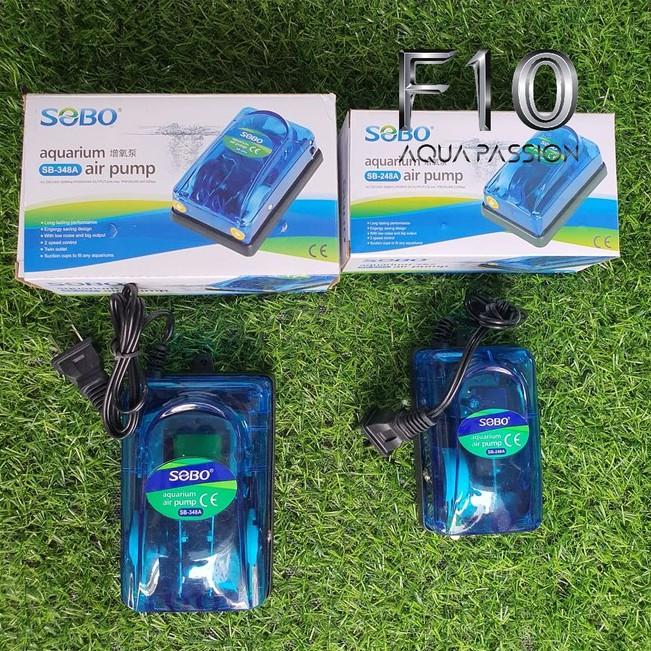 Máy sủi oxy - Sủi oxi bể cá mini SOBO VIPSUN RS 248A 348A nhỏ gọn tiết kiệm điện