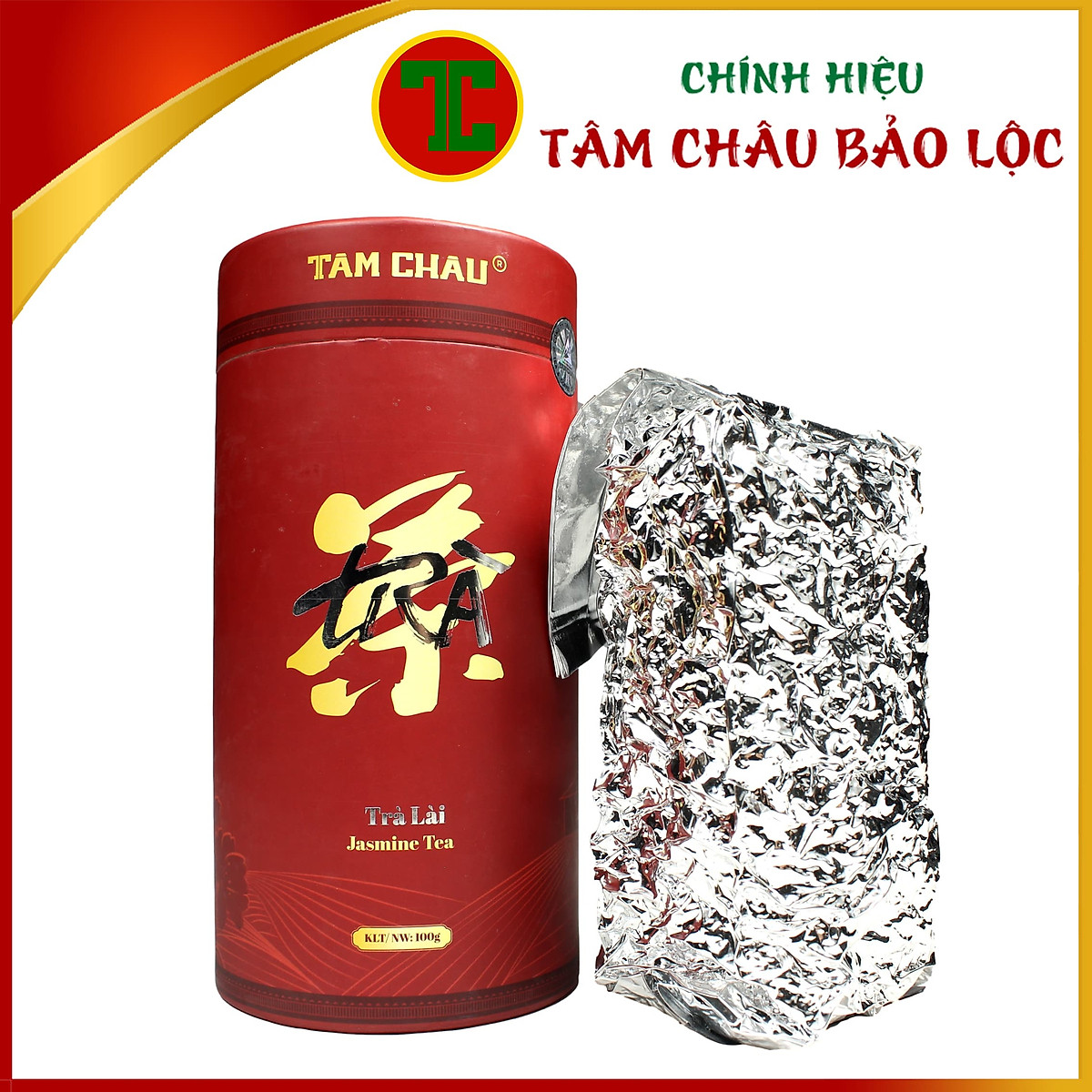 TRÀ TÂM CHÂU HỘP GIẤY 100G