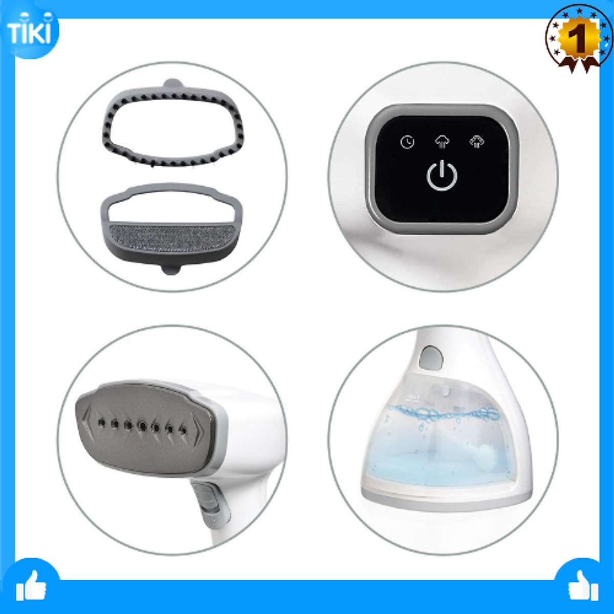 Bàn Là Hơi Nước Cầm Tay Lebenlang LBD528 công suất 1500W-300ML làm nóng nhanh - Hàng chính hãng