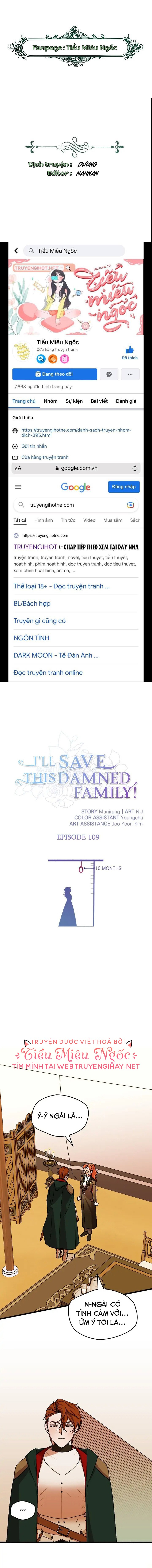 tôi sẽ cứu lấy gia tộc sắp sụp đổ chapter 109 1