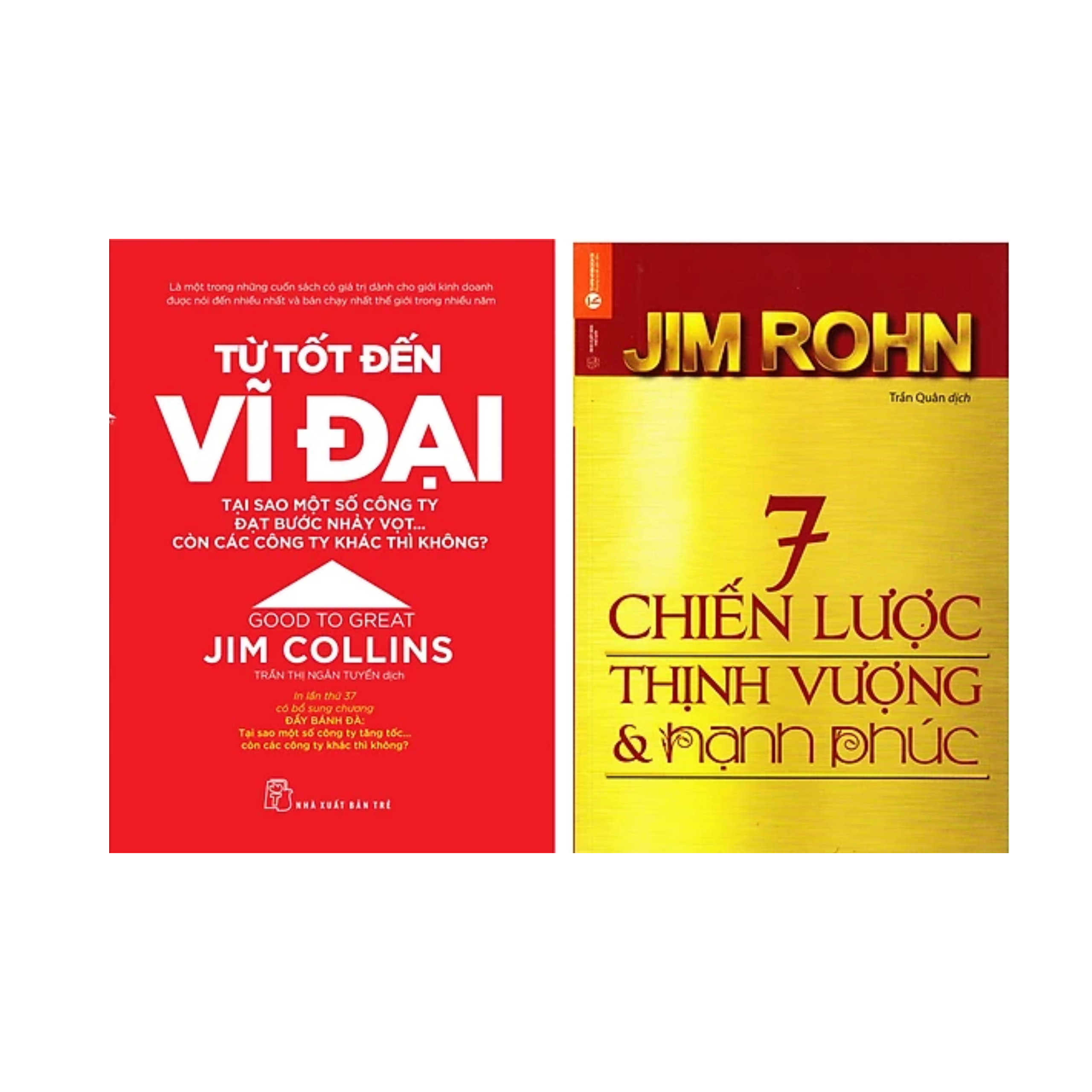 Combo 2Q Tủ Sách Phát Triển Kinh Doanh: Từ Tốt Đến Vĩ Đại (Tái bản)  + Jim Rohn -  7 Chiến Lược Thịnh Vượng Và Hạnh Phúc (Tái Bản)