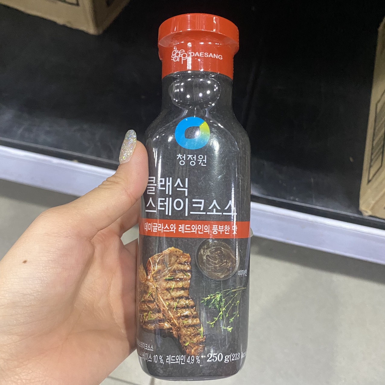 Sốt Bít Tết Cổ Điển Daesang Hàn Quốc Chai 250G / 대상) 뉴욕 클래식 스테이크소스 250G