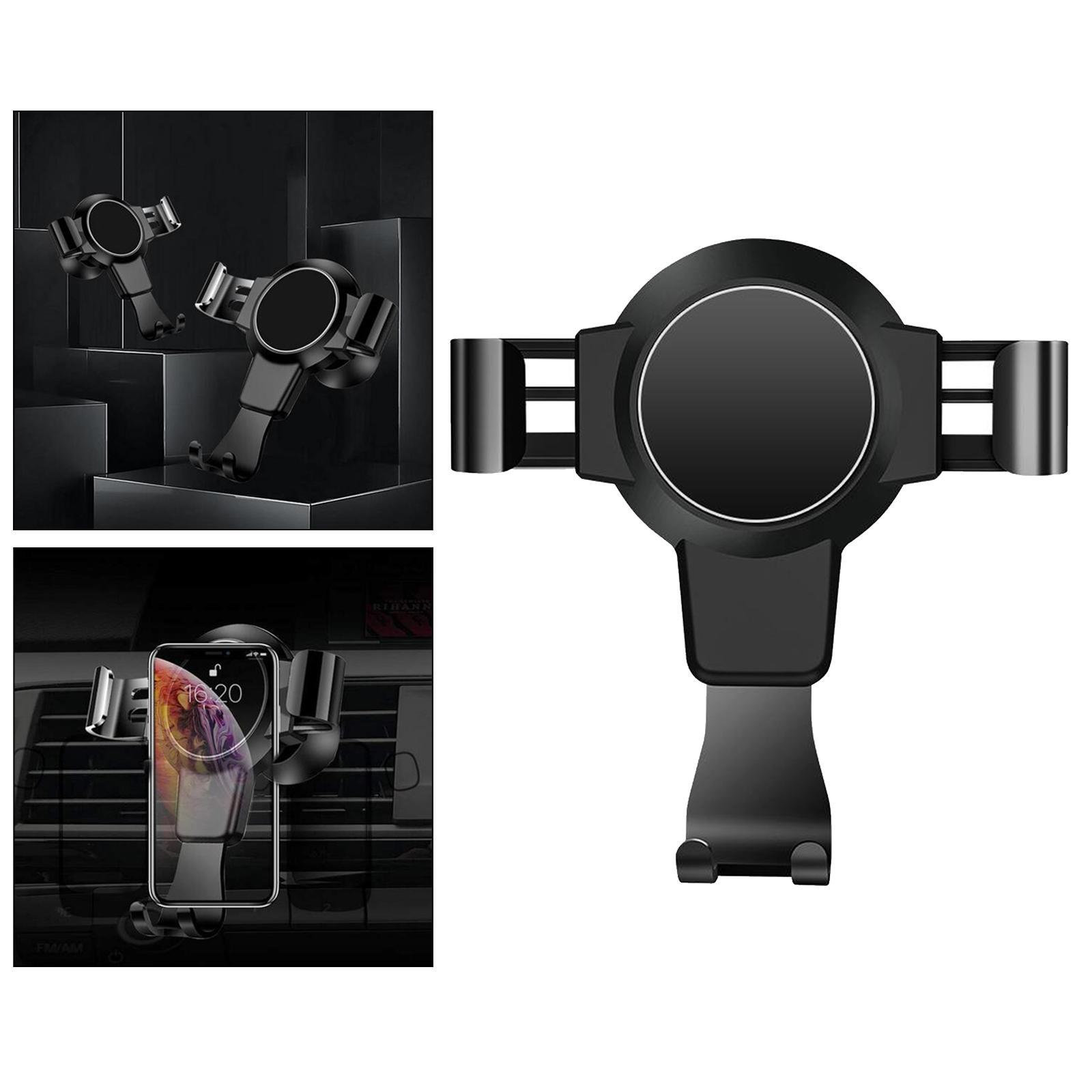 Gravity Phone Holder Air Vent Phone Holder Car Phone Mount Stand Black