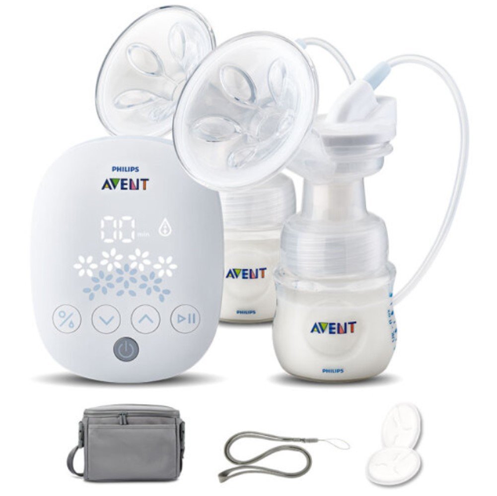Máy Hút Sữa Bằng Điện Đôi Philips Avent SCF303/01 - Trắng