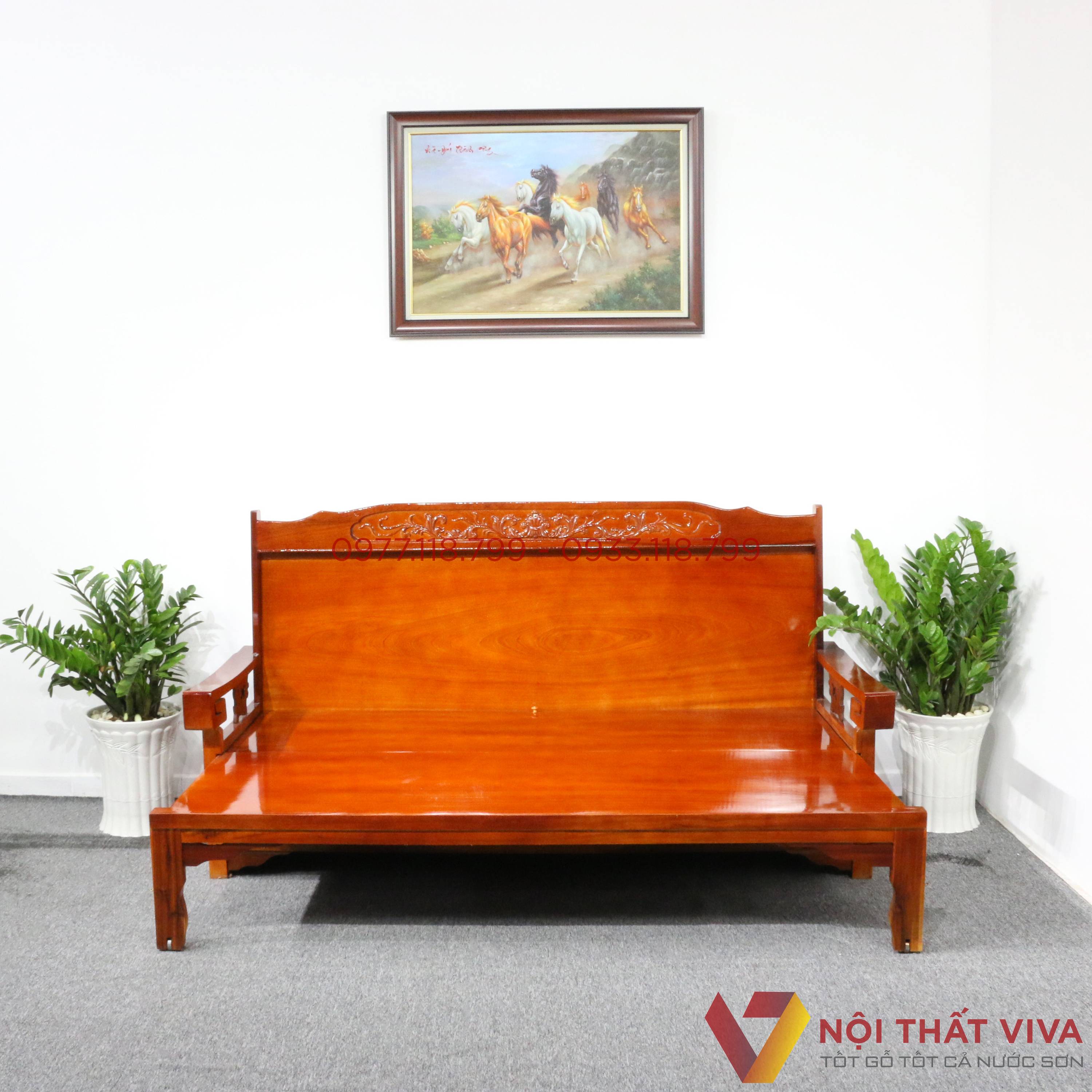 Ghế Gấp Trường Kỷ Gỗ Xoan Tự Nhiên Hiện Đại Giá Rẻ